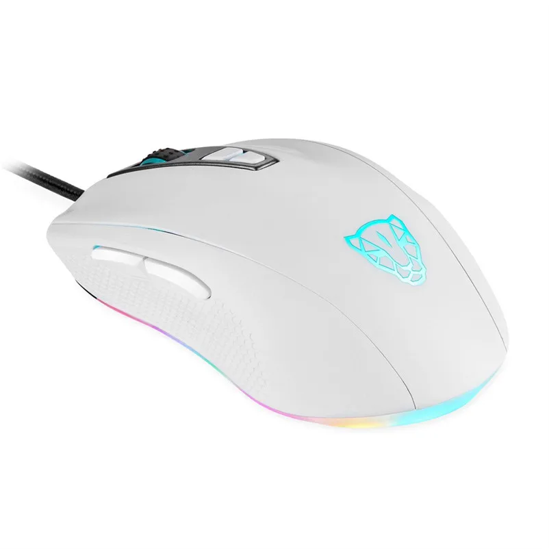 

MOTOSPEED V60 5000DPI Professional Breathing Optical Wired Gaming RBG Mouse Mice A8