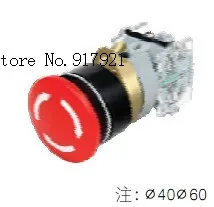 

[ZOB] LA39-C1-R11Zr original APT Shanghai two workers emergency stop button mushroom head 30mm hole original --10pcs/lot