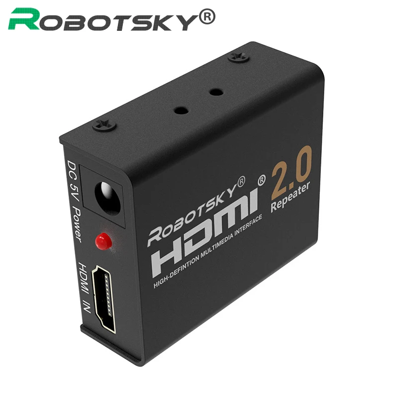 60M HDMI 2 0 Splitter Repeater HDMI Extender Signal Amplifier Booster Adapter 4K 2K 60Hz HDCP