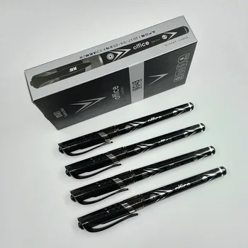 

[TrueColor] (3 Pieces/Lot) Bullet Tip 0.5mm Black Neutral Ink Good Quality Gel Pens For Writing Office School Stationery G49