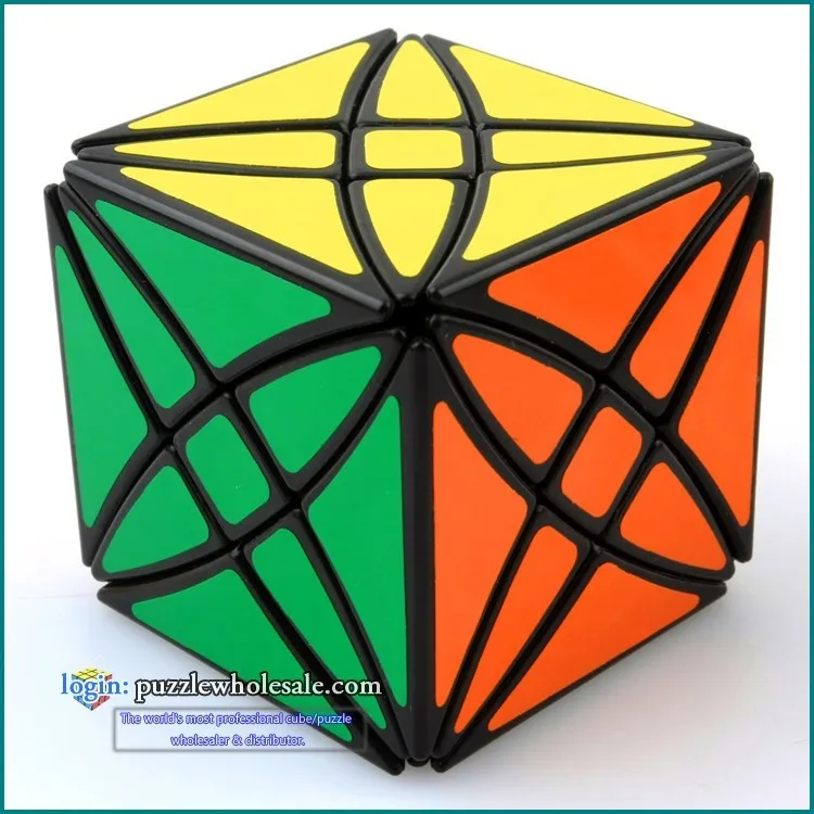 Лидер продаж! Lanlan Цветок Рекс магический куб скоростной Головоломка Куб 8 осевой шестигранник магический куб игрушки для детей