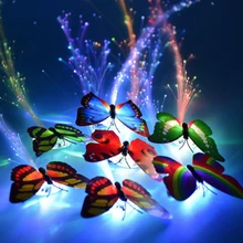 5 шт. светодиодные, мигающие, для волос оплетка люминесцентное свечение, заколка для волос волокна оплетка из бабочек; Fraid подарок на день рождения игрушка бордовый Набор для творчества, обучающая игрушка для детей