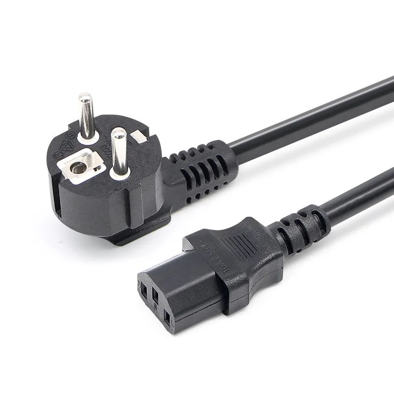 

EU Euro US DC Power Cable VDE Power Extension Cord 1.8m For Dell PC Computer Monitor Printer Samsung LG TV Xbox One