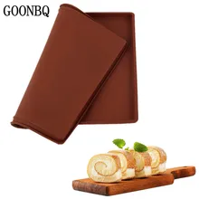 GOONBQ 1 шт. 30*25 см Коврик в рулоне для торта силиконовая печь Швейцарский коврик для торта антипригарная форма для выпечки кондитерских изделий подкладка для торта Прямая поставка