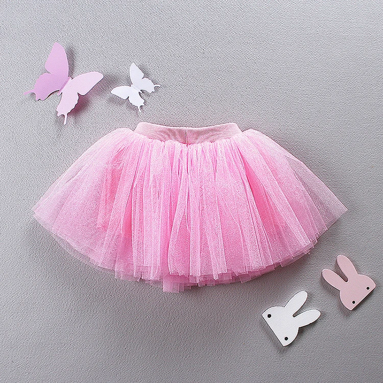 Милые! летняя юбка для девочек кружевная бальная юбка От 1 до 5 лет детская юбка пачка для маленьких девочек однотонная кружевная юбка розовый, белый, серый, черный