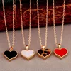 NK147 Fashion Hot vintage New Gossip Girl Serena red heart with love pendant necklace clavicle chain models Wholesales ► Photo 2/6