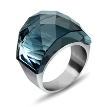 BAFFIN, макси кольца, вечерние аксессуары для женщин, модное ювелирное коктейльное кольцо, высокое качество, кристаллы, титановая сталь, кольцо, подарки