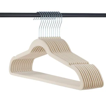 

Non Slip Velvet Clothes Hangers Hook for Suit/Shirt/Pants/Scarves/Tank Tops