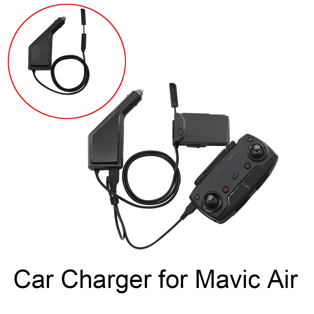 Автомобильное зарядное устройство портативное для DJI Mavic Air Drone батарея с
