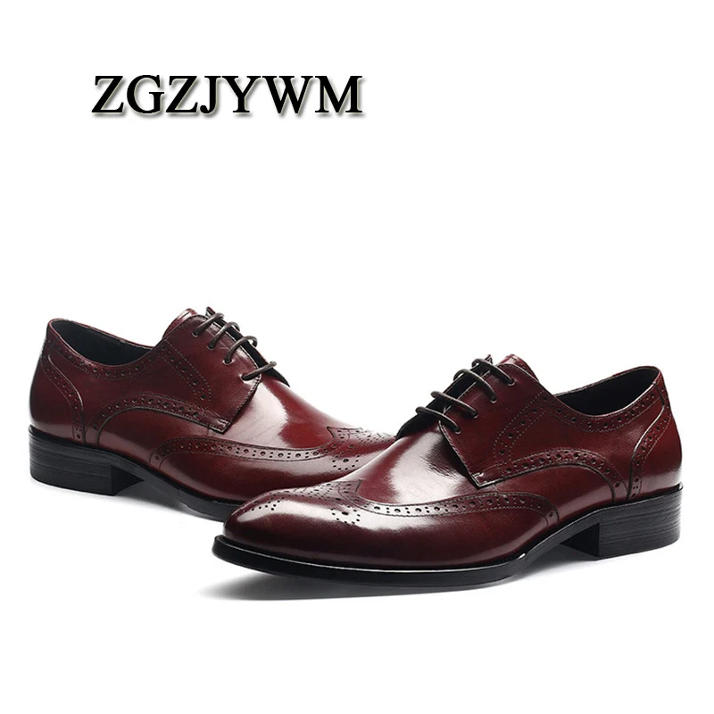 Zapatos Encaje otoño red Dedo La Para De Oxford Moda Black Del Hombre Genuino puntiagudo Cuero Pie rojo Primavera Negro Negocio Zgzjywm Vestido Boda Oficina 7qRxgwUnvn