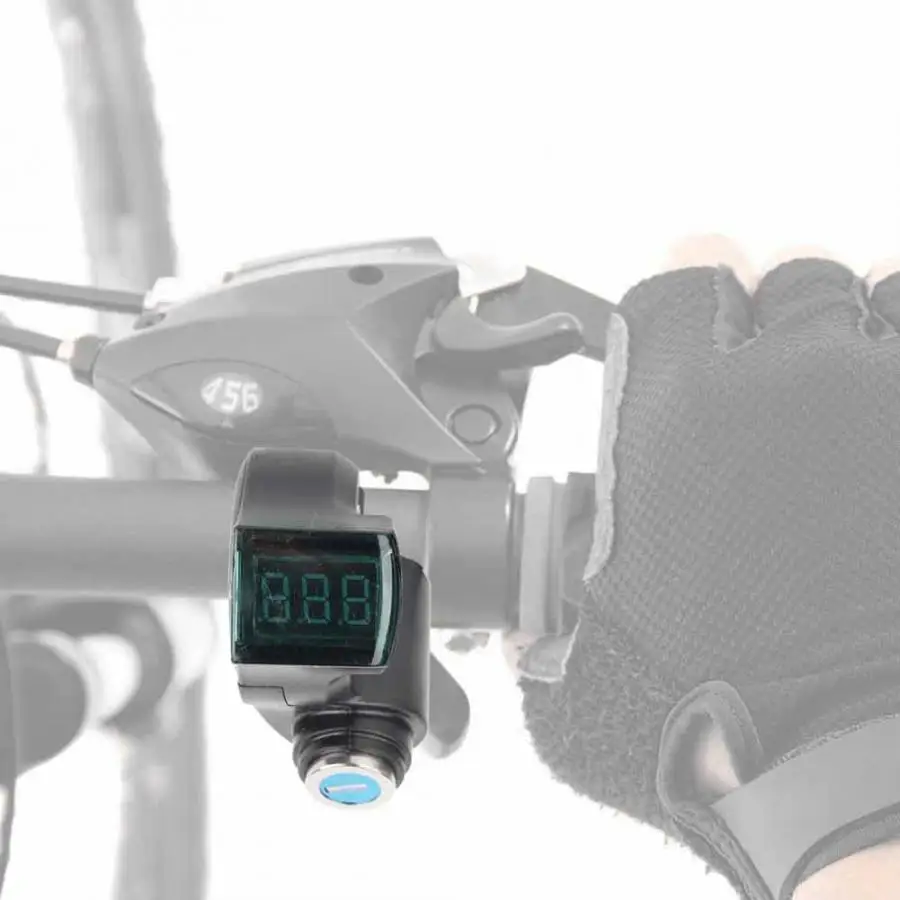 Discount Durable Throttle Voltmeter with Green Digital Voltage Display and Lock for E-Bike Scooter Tricycle E-bike Motor Accessory 5