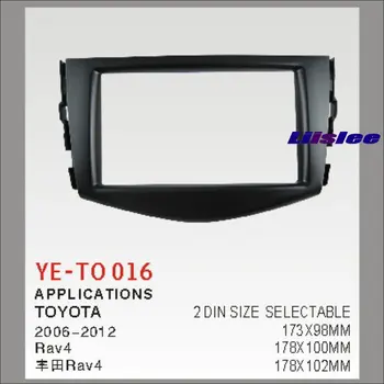 

2 DIN Car Refitting Frame Panel For Toyota Rav4 2006-2012 Radio Stereo CD DVD Player NAVI Navigation ABS Fascia Kits