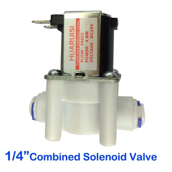 

1PCS 14" Ro water machine quick assembly wastewater combination solenoid valve DC24V water purifier accessories manufacturers