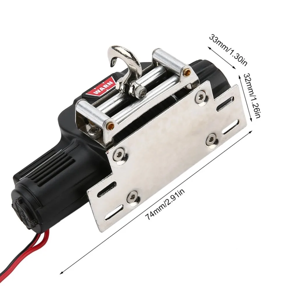 Новая модель 1/10, радиоуправляемая альпинистская машина на радиоуправлении, полностью Металлическая Лебедка для 1/10 TRX-4, осевая SCX10 RC4WD D90 D10