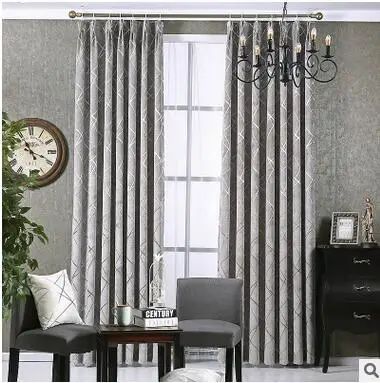 color3 curtain Современные Геометрические вышитые шторы для гостиной/спальни затемненные шторы для обработки окон/шторы домашний декор - Цвет: color3 curtain