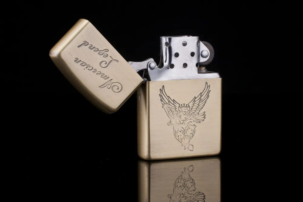 Buy Brand EARTH Metal Gasline Lighter Design Eagle