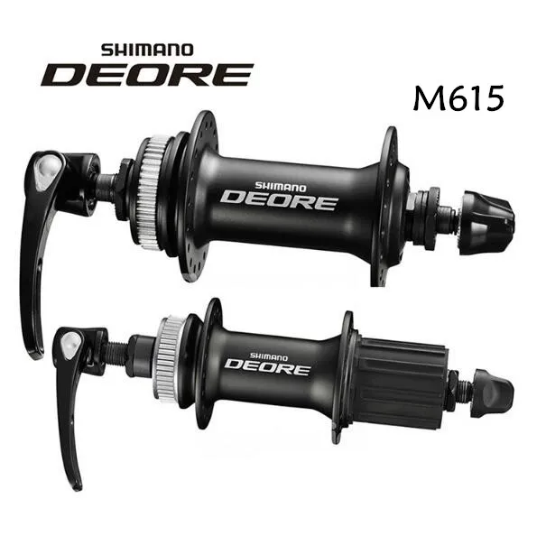 

Shimano Deore M615 Disc brake 8/9/10 speed 32 holes Hub set Front and Rear QR Centerlock hub