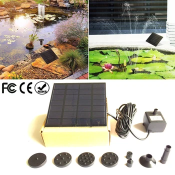 

200L/H Solar Water Pump Floating Fountain Garden Fish Tank Miniature Floating Fountain Solar Water Fountain Outdoor Fountain
