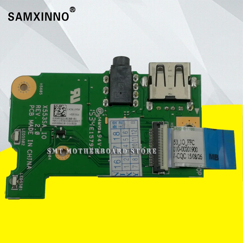 Оригинал для For Asus X503S X553S X553 X553SA IO аудио USB плата|Материнские платы| |