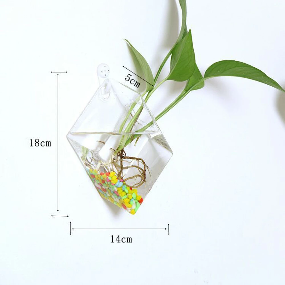 Подвесной цветочный горшок стеклянная ваза-шар террариум настенный аквариумный контейнер/