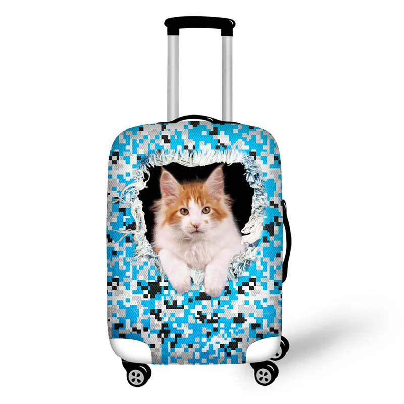 Digital camouflage animal Print Protective Baggage Cover For 18-30 Inch Trolley Suitcase Elastic Waterproof Travel Luggage Cover