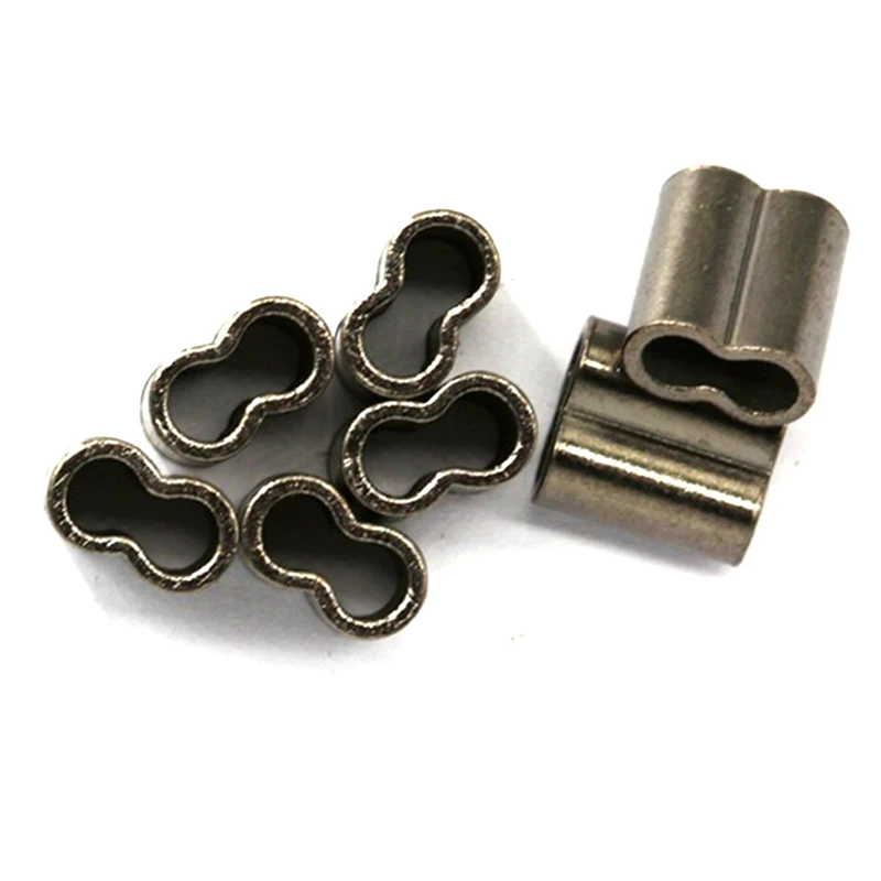 

100Pcs/Pack NEW Fishing Spare Krimps Crimps Small *For use with Krimping Pliers*
