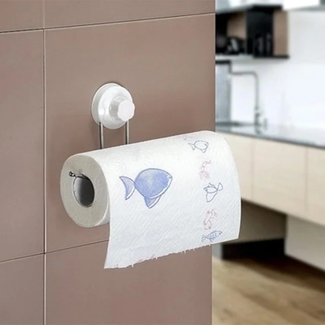 Stainless Steel Suction Cup Toilet Roll Holder Paper Stainless Steel Suction Cup Toilet Roll Holder Paper Stand Bathroom Wall Hanging Kitchen