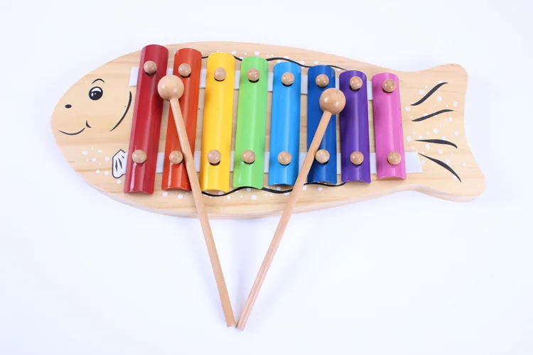 Детские 8 звуковые деревянные музыкальные ксилофон, игрушки, музыкальный инструмент, детские игрушки, детская шумовка, деревянная игрушка