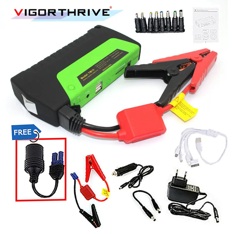 

Car power bank Charger 12 V car jump starter High power Multi-function Portable Rechargeable Car Battery Jump Starter Booster
