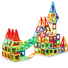 199PCS Big Size Magnetic Designer Building Blocks Model Building font b Toys b font Brick Enlighten
