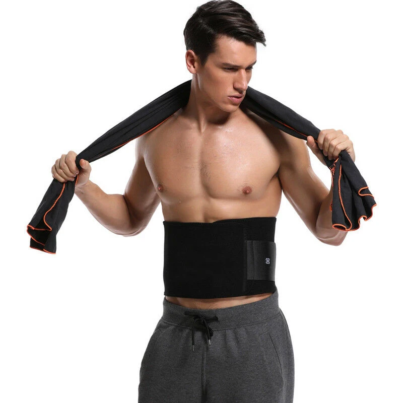 Unisex Body Shapers Men Women Gym Sports Waist Belt Stomach Exercise Fat Burning Belt Sauna Waist Slim Shaper Fitness Shapewear