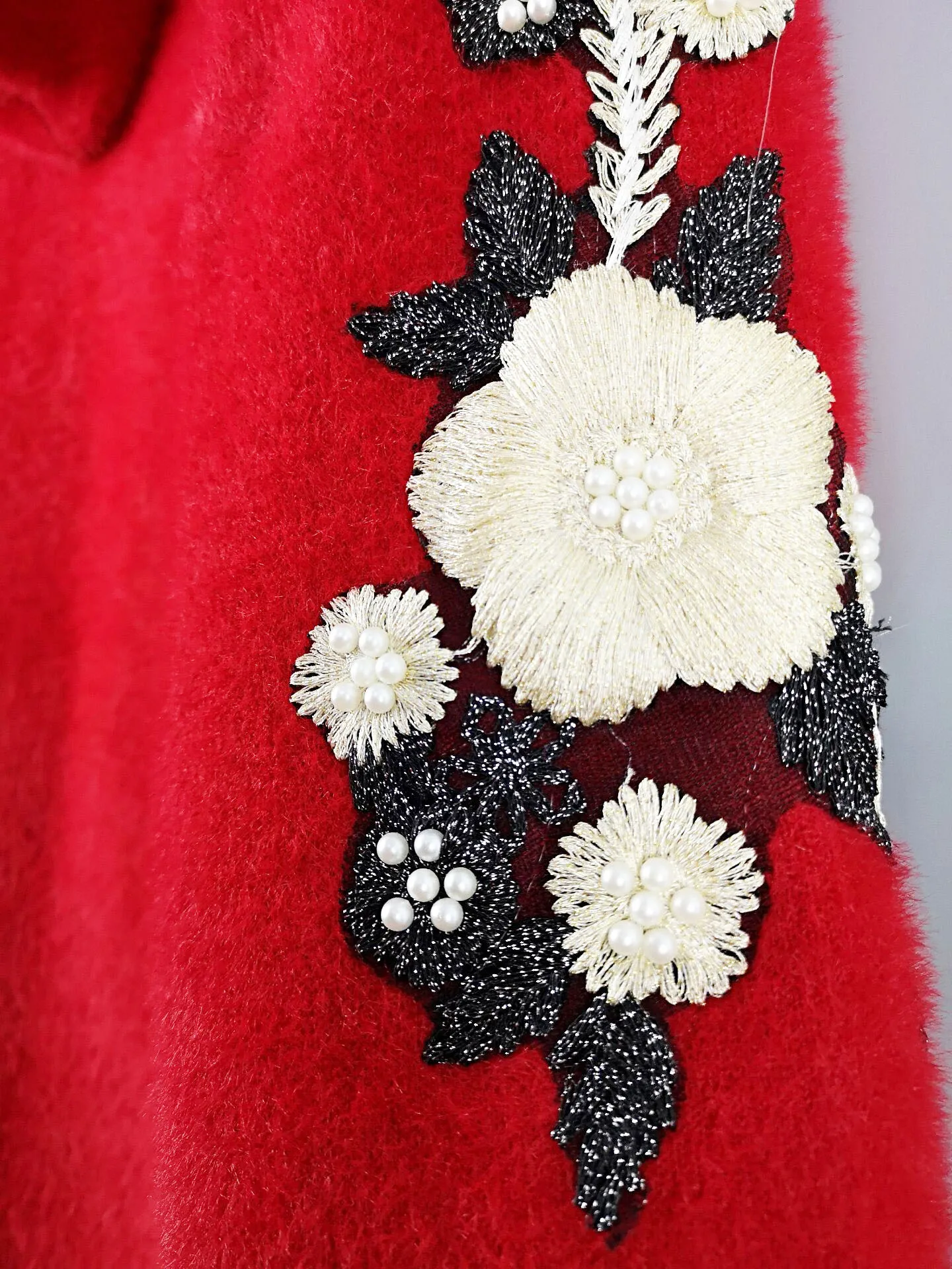 Модный толстый теплый вязаный кардиган из искусственной норки, пальто с капюшоном и вышивкой лебедя, Длинная женская куртка, осенне-зимняя ветровка
