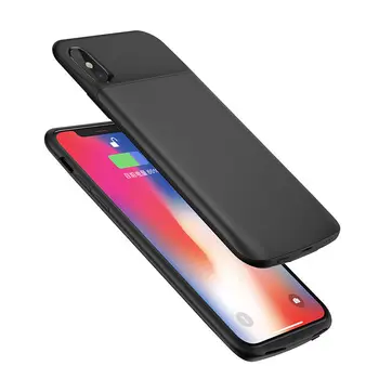

Slim Rechargeable Battery Soft Case Charger Cover backup For Apple iPhone X 10