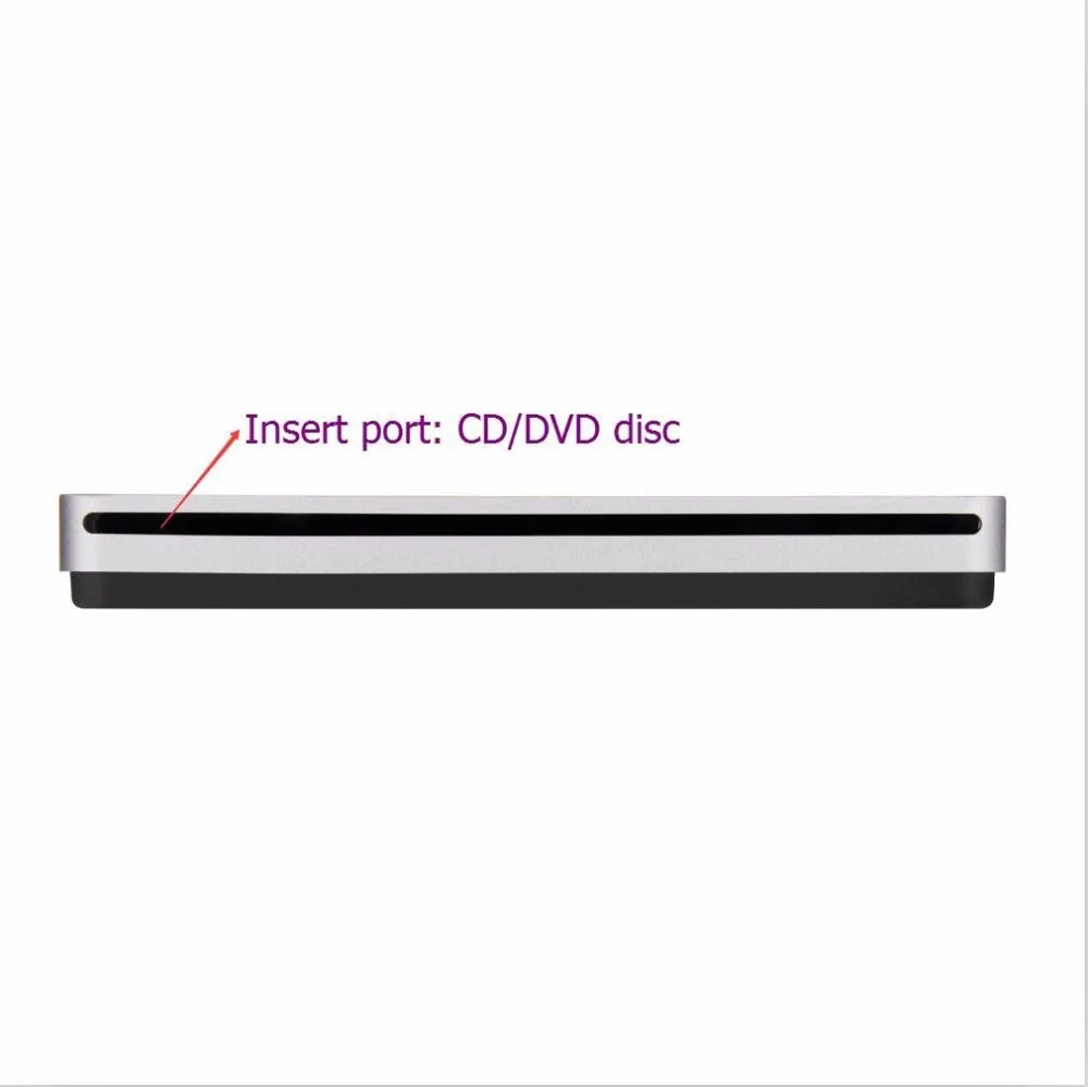USB 3 0 слот нагрузки диск внешний dvd плеер CD/DVD RW горелки писатель рекордер Superdrive для