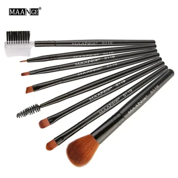

Ship From USA 8 Pieces/set Makeup Brushes Foundation Blush Powder Eye Shadow Fan Cosmetic Make Up Brush Kit
