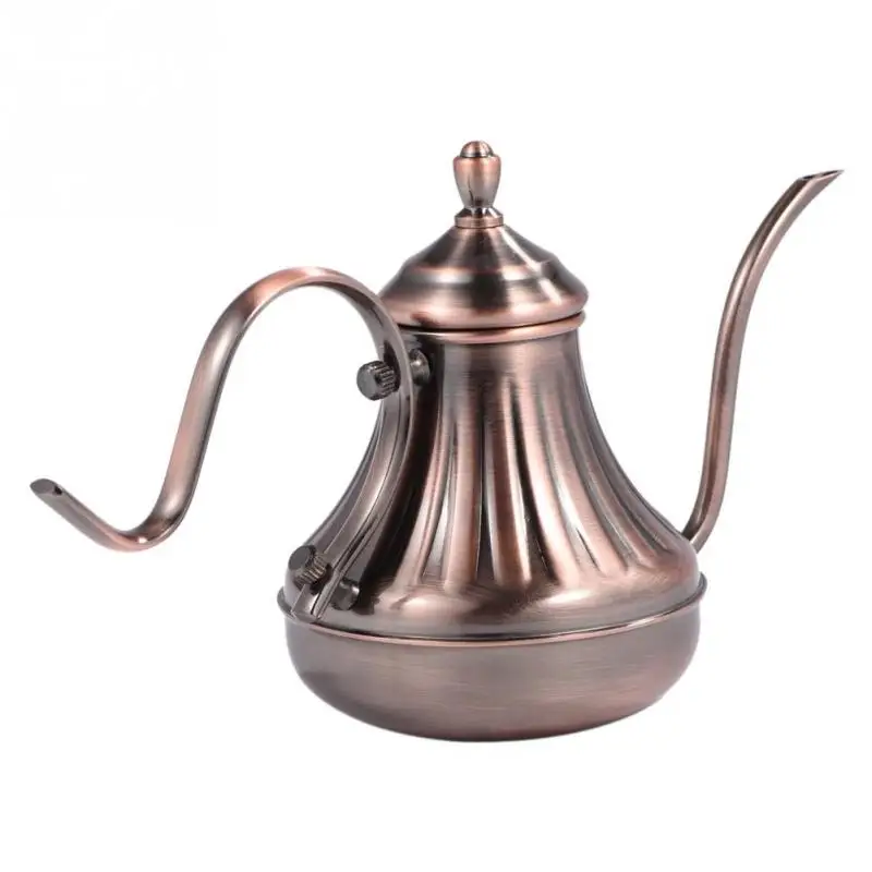 

304 Stainless Steel Pour Over Coffee Gooseneck Kettle Teapot for Home Cafe