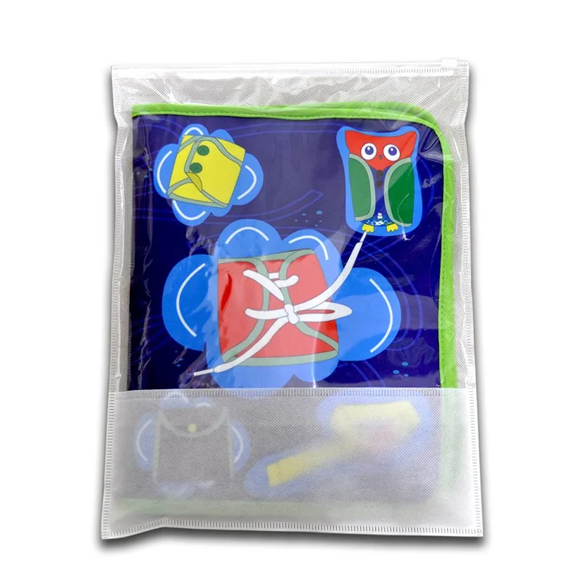  Baby daily life Learning dress Toys Puzzle Early teaching kindergarten teaching aids buckle button  - 32979968624