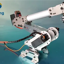 Официальный ismaring робот A688 механическая рука сплав манипулятор 6 оси робот Подставка для рук с 6 сервоприводы Diy Гусеничные экскаваторы на гусеничном ходу Кейт