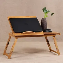 Laptop Stand Bamboo Computer Desk Support Ordinateur Portable Furniture For Sofa Bed Office Tafelkleed DNZ003