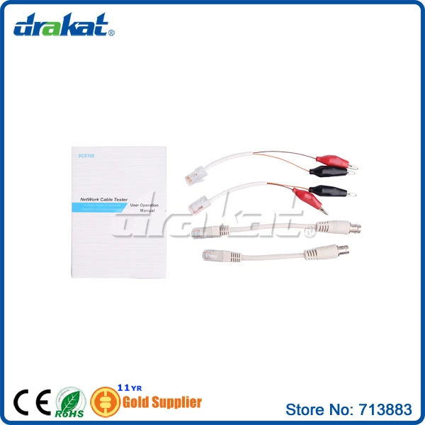 RJ45 ЖК тестер сетевого кабеля|network cable tester|cable testercable network tester |