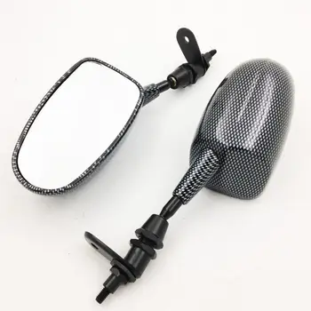 

Motorcycle Side Rearview Mini Racing Mirrors For Suzuki GSX-R GSXR 600 750 1000 1100 GSX1300R Hayabusa Katana 600 750 Carbon