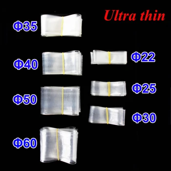 

1Meter 2:1 Clear Heat Shrink Tube 22mm 25mm 30mm 35mm 40mm 50mm 60mm Ultra thin Transparent Heatshrink Tubing Cable Sleeve Wire