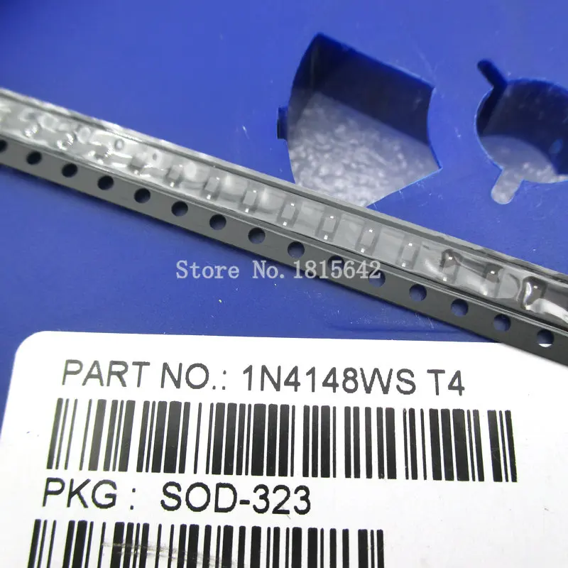 100 шт./лот диод переключения 1N4148 SMD 0805 SOD-323 1N4148WS IN4148 T4 | Электронные компоненты и