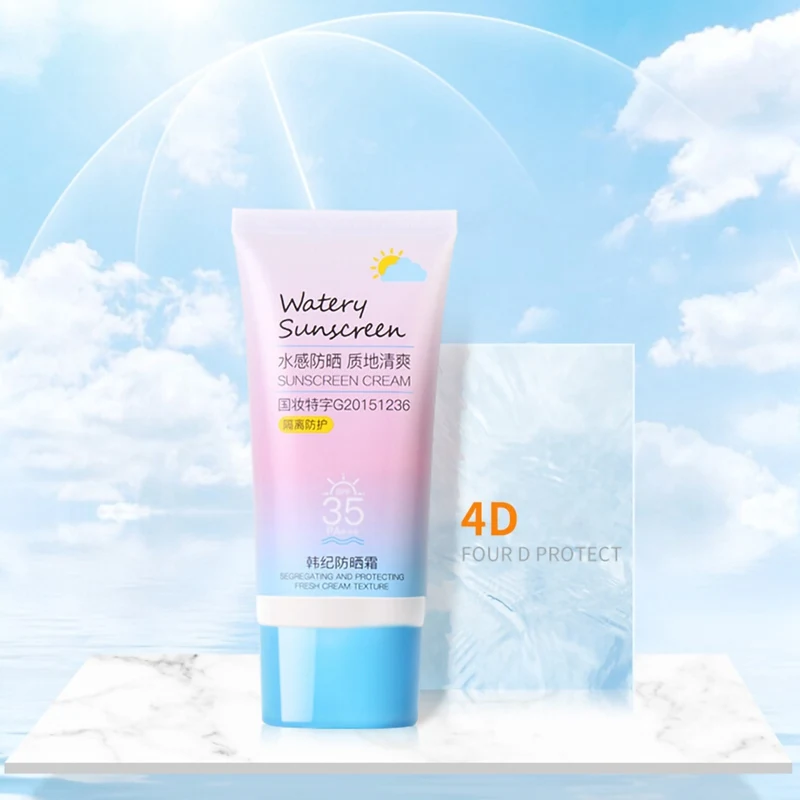 Летний солнцезащитный лосьон для лица SPF 35, солнцезащитный крем для защиты от УФ-лучей, солнцезащитный крем, водонепроницаемый