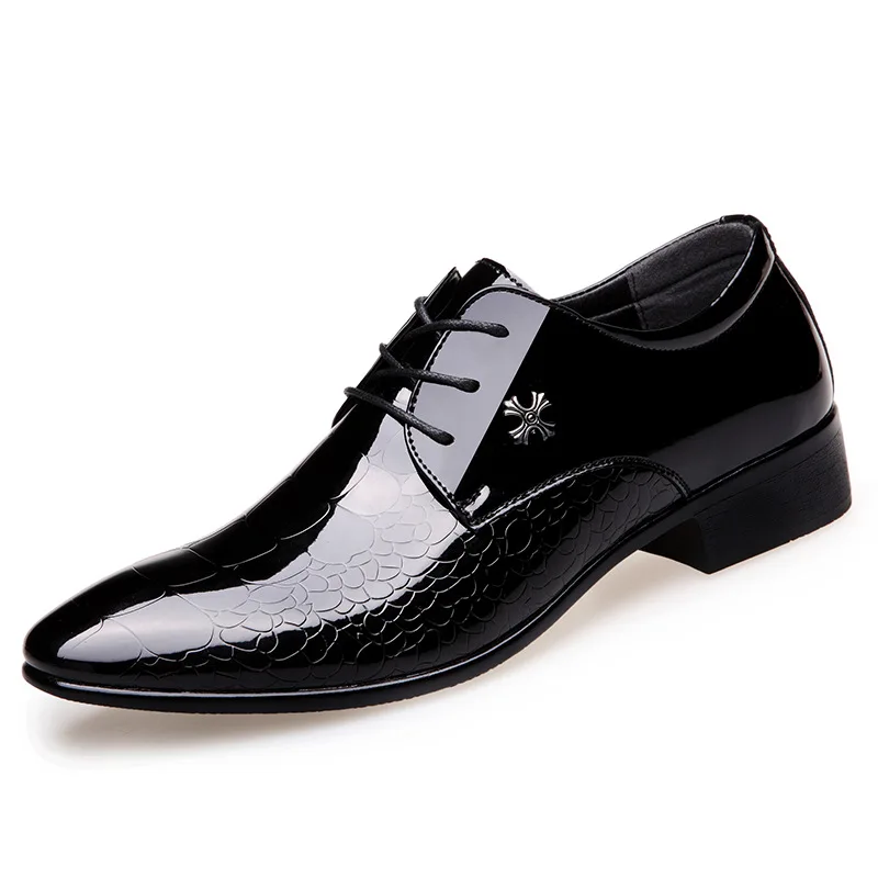 M-anxiu; Мужские модельные туфли из искусственной кожи; модные мужские туфли-оксфорды без шнуровки в деловом стиле; повседневные туфли с острым носком на плоской подошве