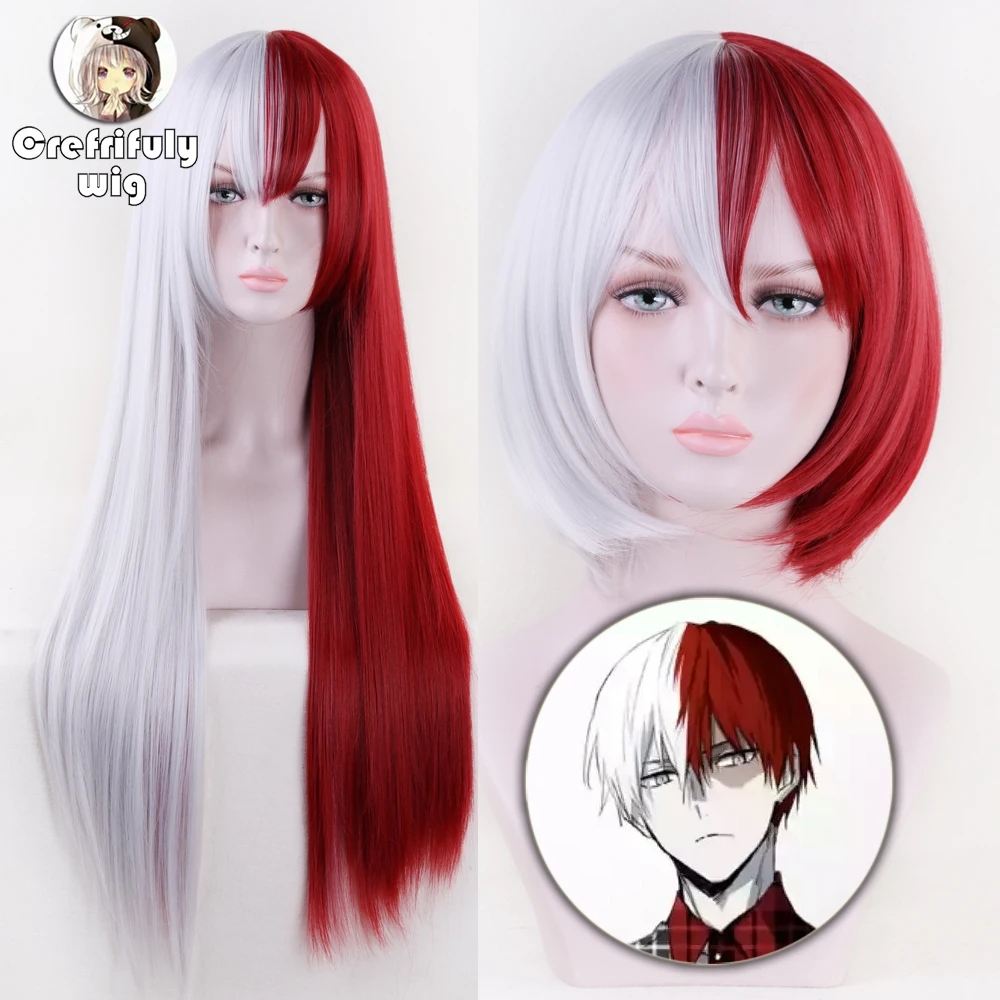 Аниме Boku no Hero Academy Todoroki Shoto косплей костюм парик мой герой Academy для мужчин и женщин синтетические волосы парики+ парик колпачок