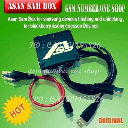 

Newest version ASB Box / AsanSam Box with 2pcs cables for samsung flashing,for blackberry &Sony Ericsson Devices free shipping