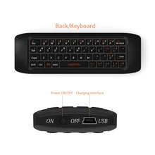 2.4G Fly Air Mouse Raspberry pi 3 Wireless Keyboard Remote control Learning keyboard Combo for Android TV Box Computer teclado