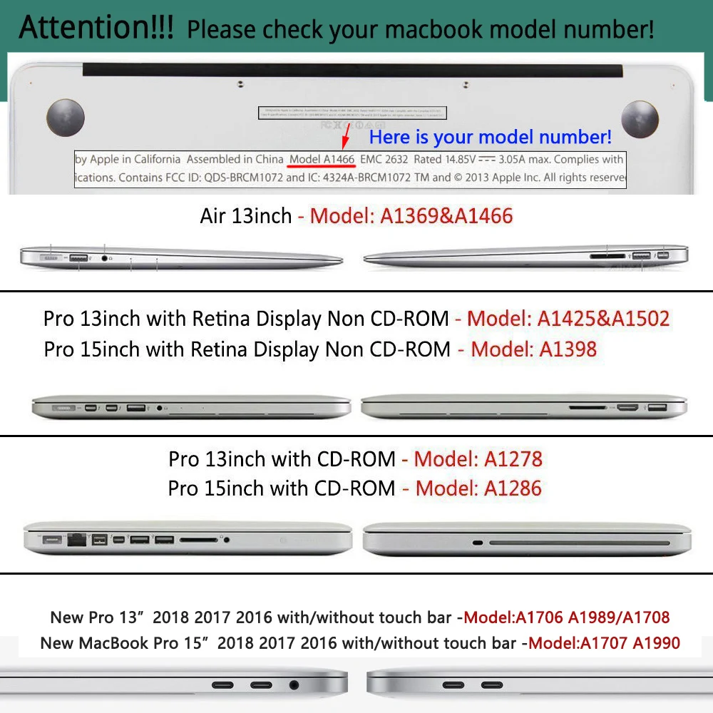 Кристальный \ матовый чехол для Apple Macbook Air Pro retina 11 12 13 15 дюймов сумка для ноутбука, для нового Mac book Air Pro 13,3 чехол A1932+ подарок