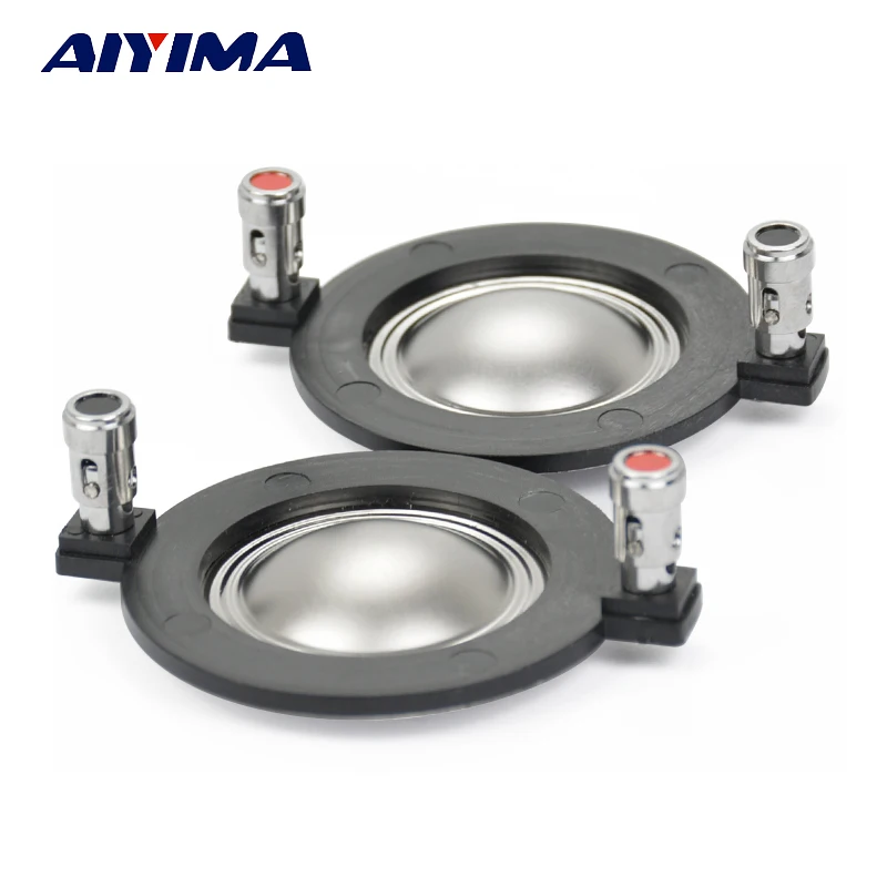 AIYIMA 2Pcs 34.4MM Treble Voice Coil Titanium Film Tweeter Voice Coil Audio Speaker Accessories DIY